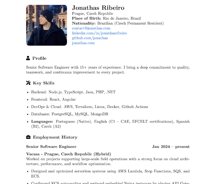 CV Preview