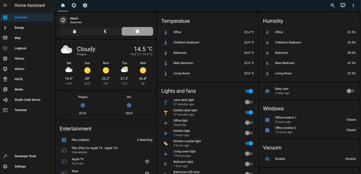 Home Assistant UI