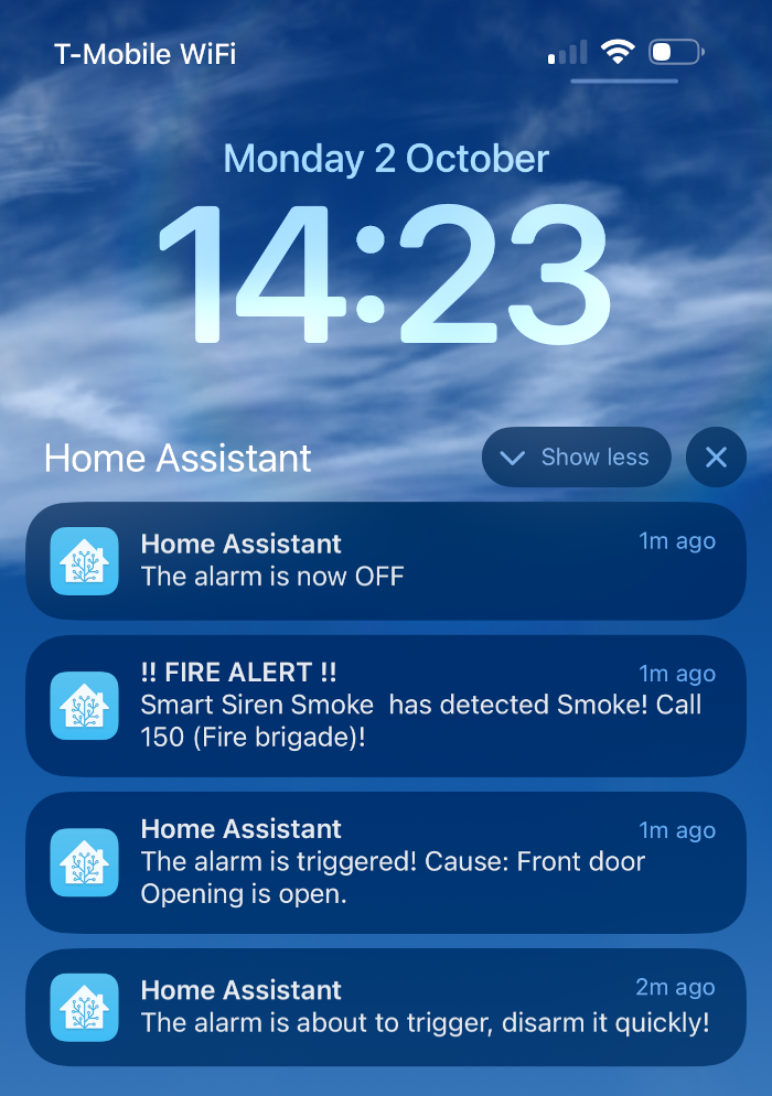 Push notifications